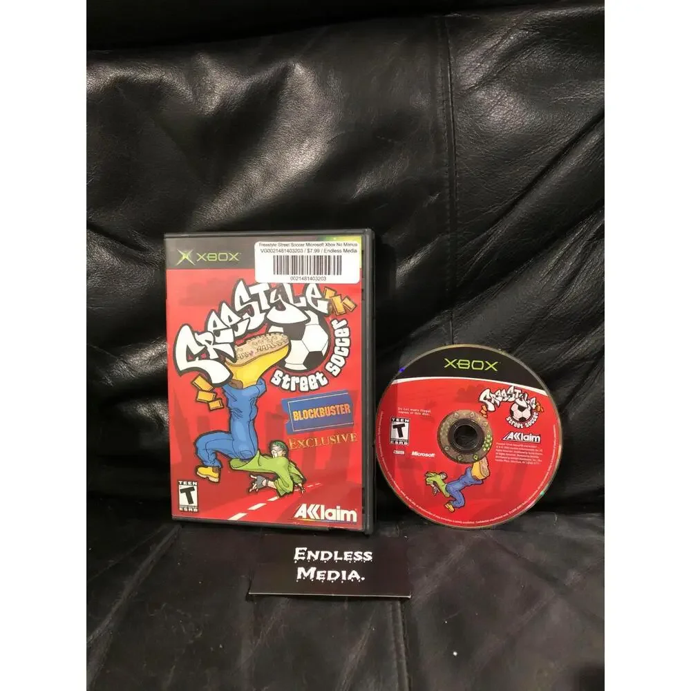 Freestyle Street Soccer Microsoft Xbox Item and Box Video Game